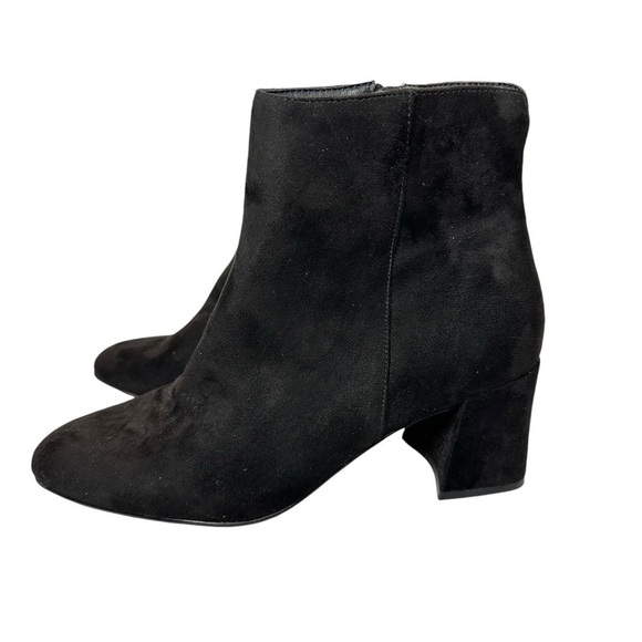 Chinese Laundry Daria Block Heel Black Suede Bootie Women’s Size 8.5 - Picture 6 of 9